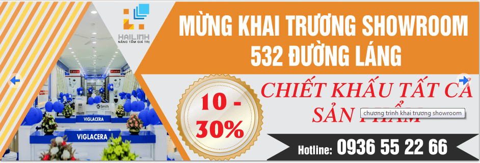 Mua bình nóng lạnh Ferroli chiết khấu tới 30% mừng khai trương Showroom-1
